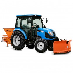 LS Tractor MT3.50 MEC 4x4 - 47 HP / CAB + 180 cm arrow snow plow, hydraulic, 4FARMER + MOTYL spreader